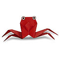 Origami Krabbe