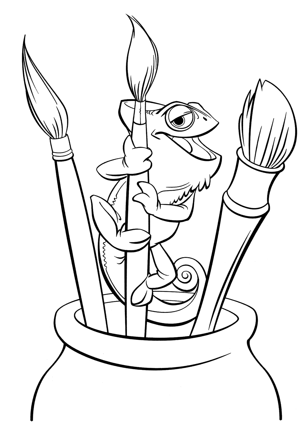 tangled coloring pages maximus jobs - photo #31