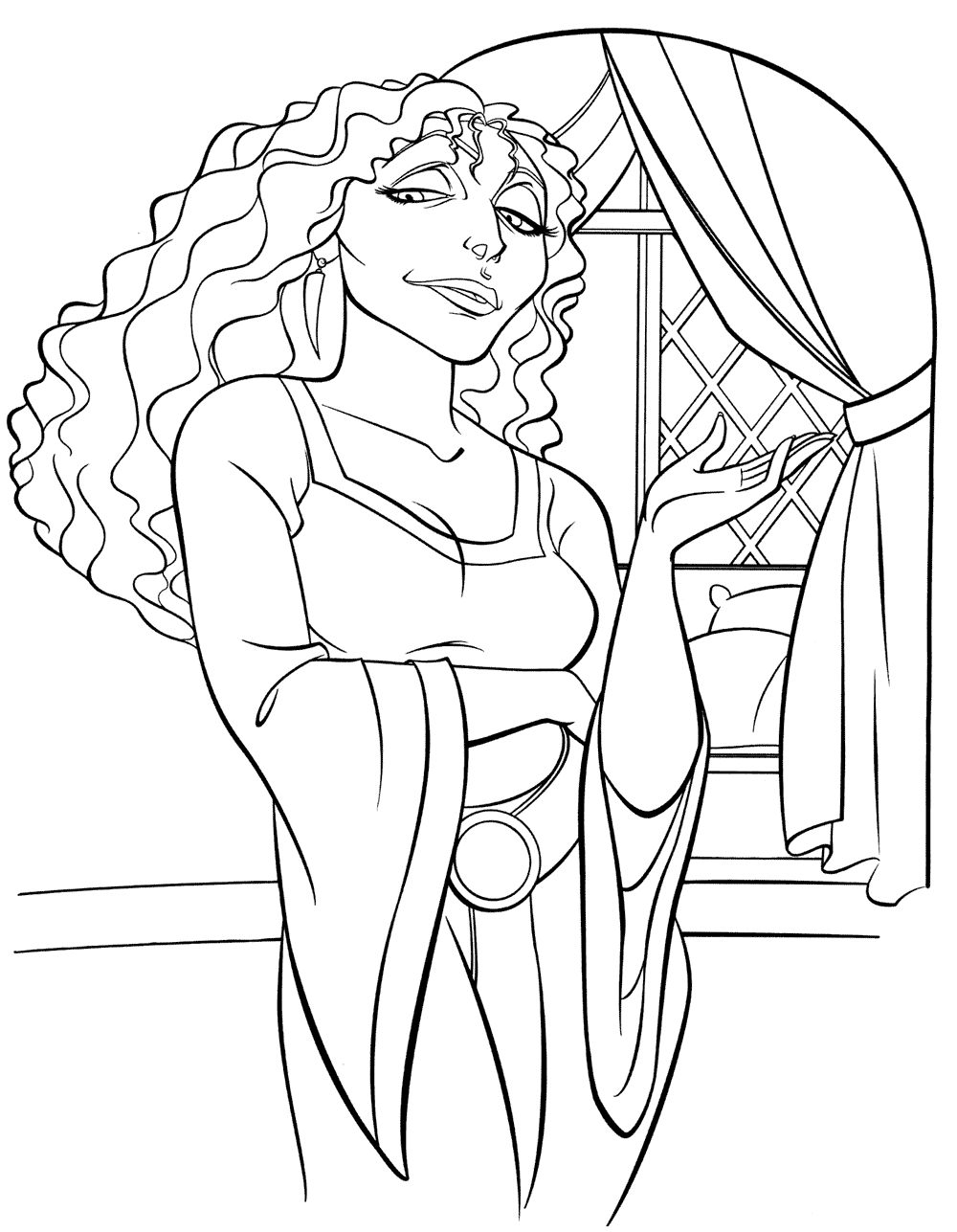 tangled coloring pages maximus jobs - photo #22