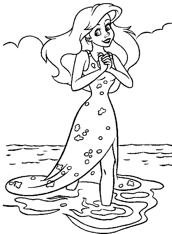 Arielle die Meerjungfrau Ausmalbilder Arielle die Meerjungfrau
