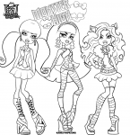 Draculaura, Cleo de Nile und Clawdeen Wolf