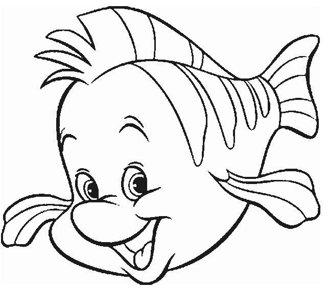 Fisch Fabius Ausmalbilder Arielle die Meerjungfrau