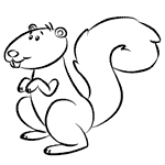 Eichhörnchen zeichnen lernen	